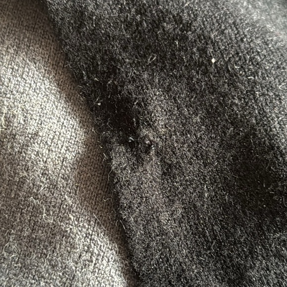 Echo Women’s One size Black and Gray Striped Poncho - Picture 5 of 5